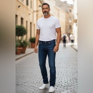 Mens Levi's 514 Jeans Straight Fit Blue Denim Jeans size 36x30